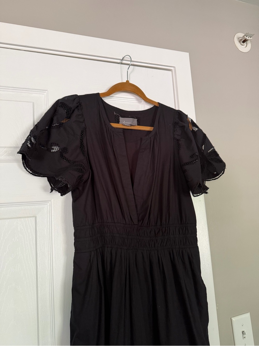 Anthropologie Black Somerset Lace Maxi Dress - Picture 12 of 12